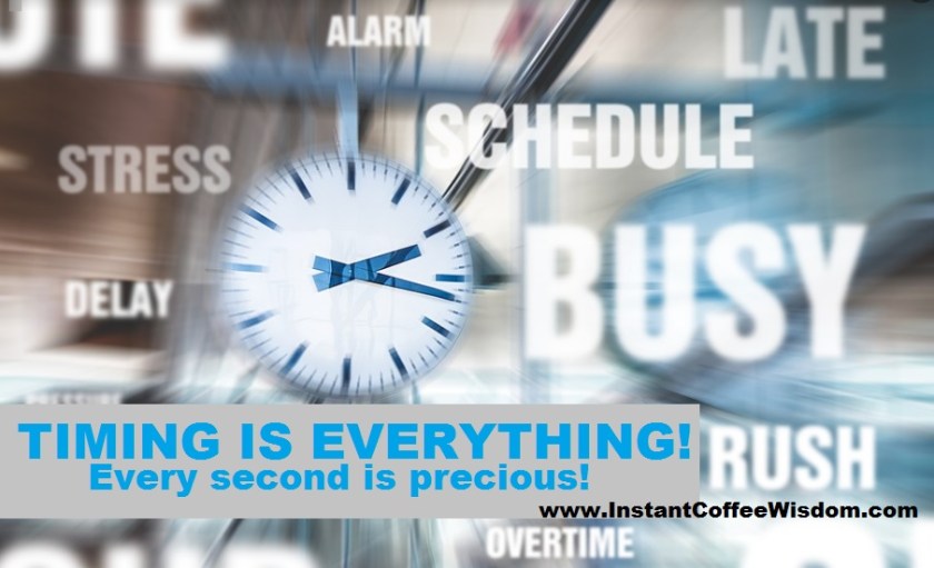 timing is everything